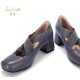 Iris Corolla Releve Cross Strap Mary Jane Shoes II(Reservation/6 Colours/Full Payment Without Shipping)